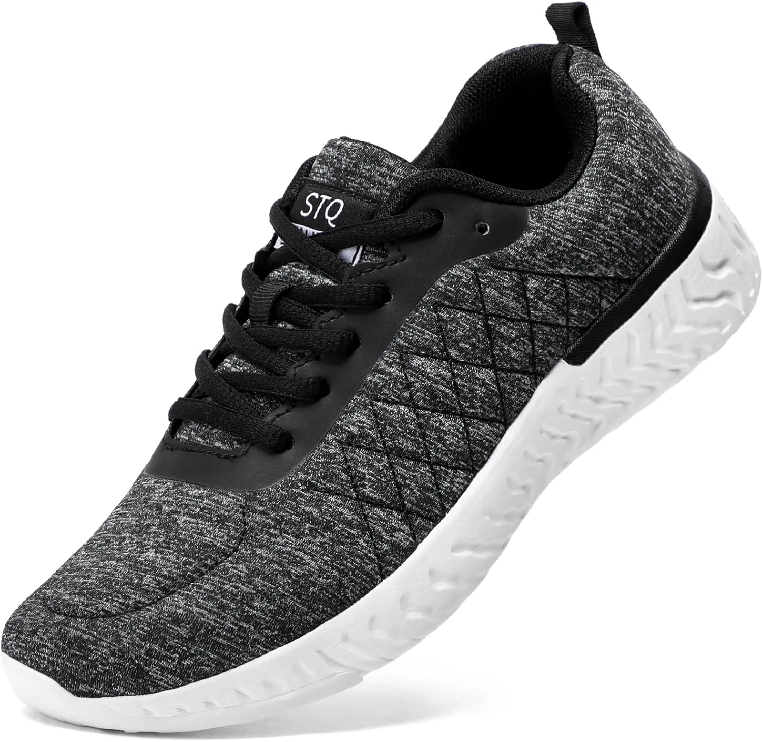 STQ Walking Shoes for Women Lace Up Lightweight Tennis Shoes