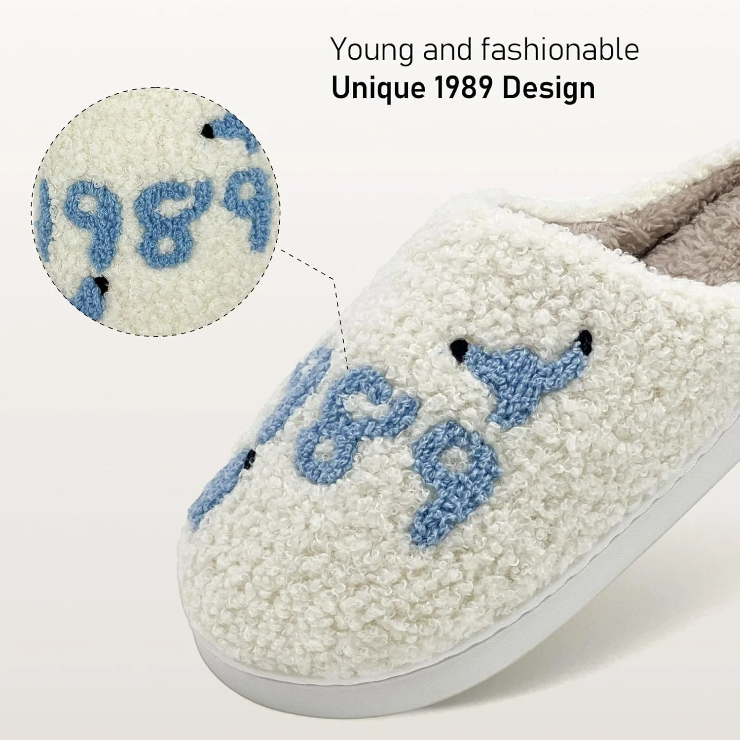 Taylors Slippers For Women Men, Comfy Ladies Bedroom Slipper, Birthday Gifts for Women, Cute House Shoe, Warm Fuzzy Indoor Memory Foam Slip on Shoes