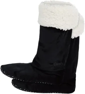 THE COMFY For Your Feet – Soft Sherpa-Lined Slipper Socks As Seen On Shark Tank, Double Layered Non-Skid Sock With Grippers