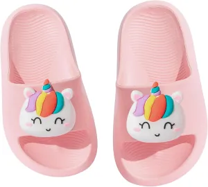 Toddler Slides Girls Boys Slipper Unisex Kids Slide Sandals for Kids Flip Flops Comfy Shower Slippers Beach Garden Shoes
