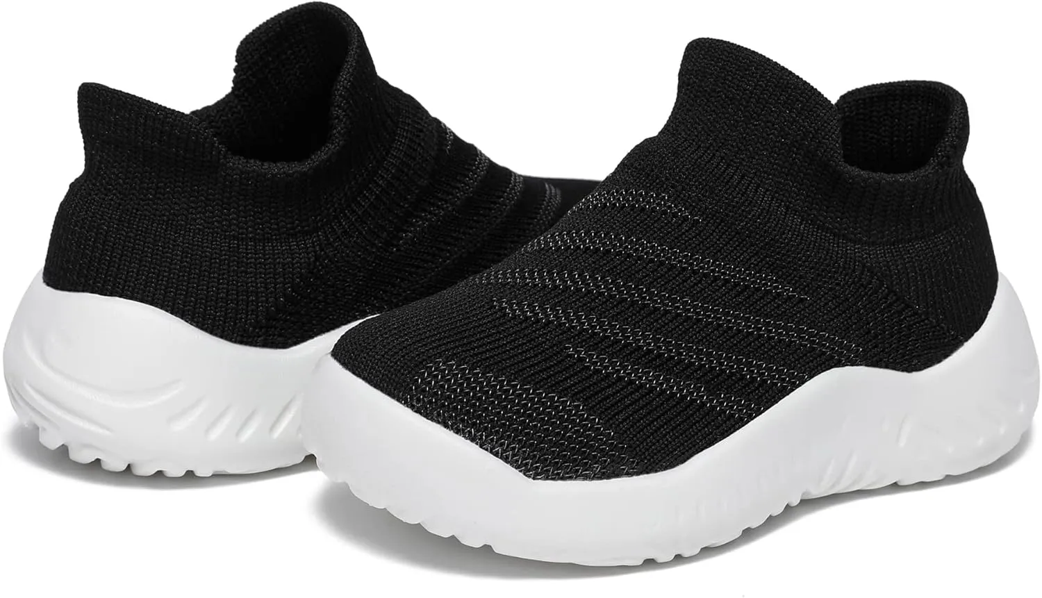 Toddler Sneakers for Baby Boys Girls Slip On Breathable Running Walking Shoes for Little Kids