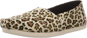 TOMS Alpargata Women's Classic Canvas Leopard Print Flat Espadrille