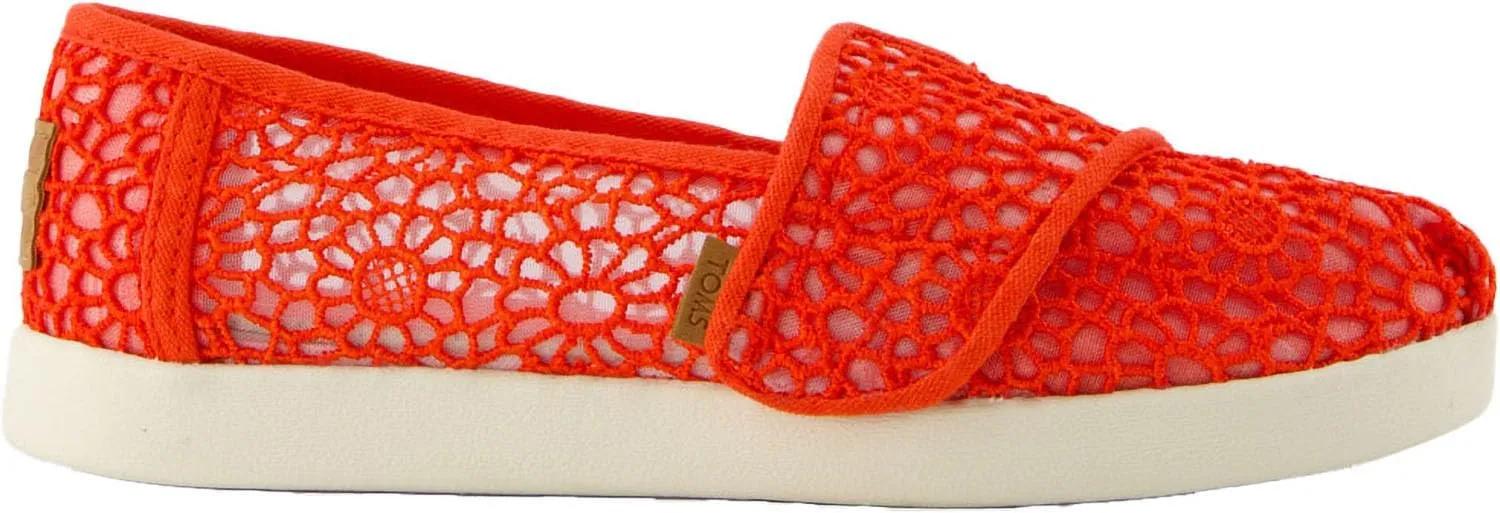TOMS Girls Alpargata Classic Slip-On Espadrille