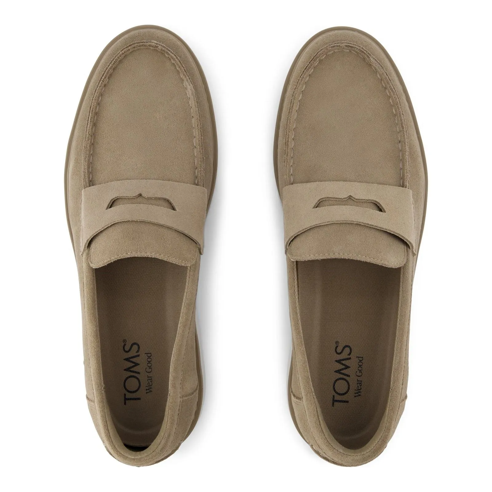TOMS Navi TRVL LITE Havana Leather Men's Dune Loafers
