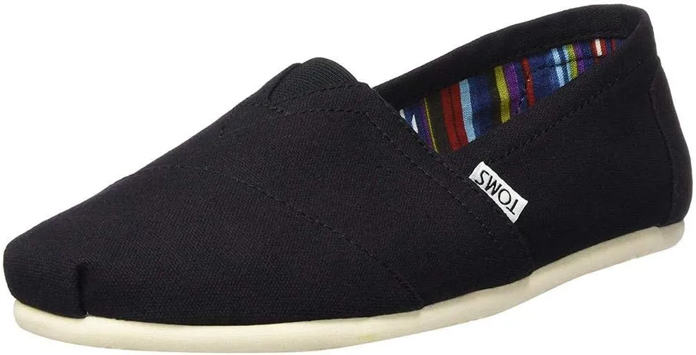 TOMS Womens Alpargata - Black