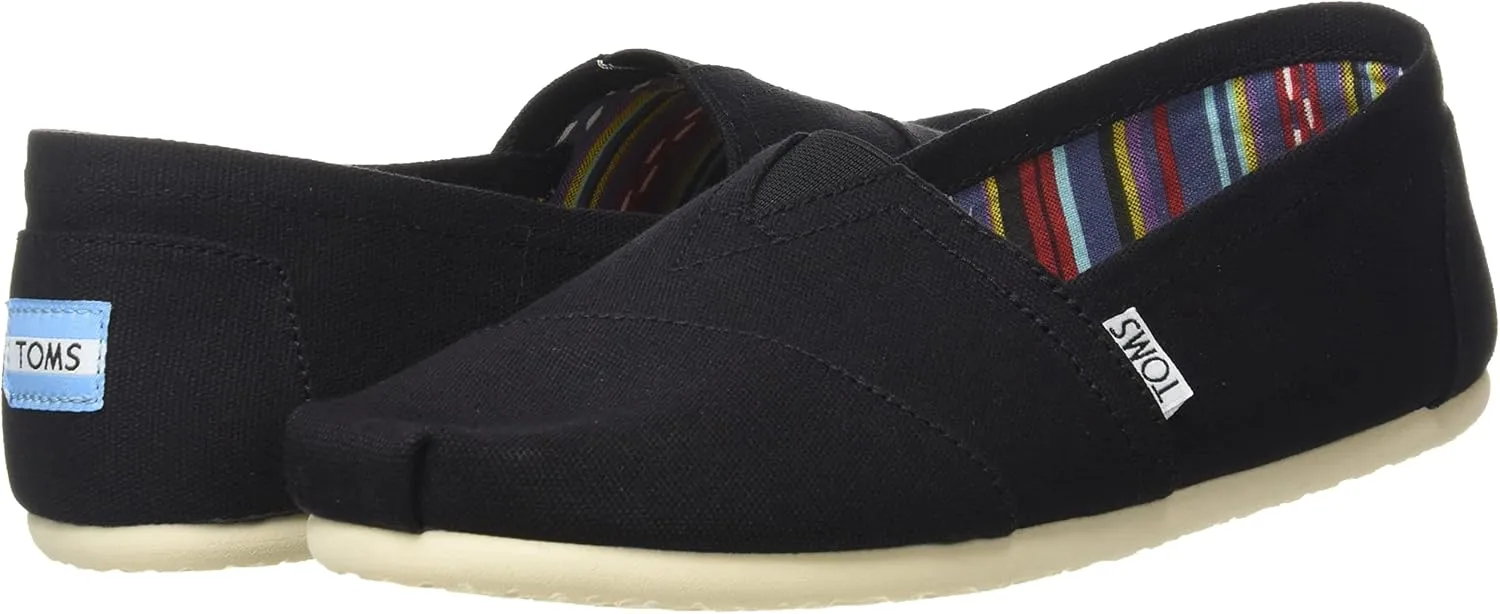 TOMS Womens Alpargata - Black