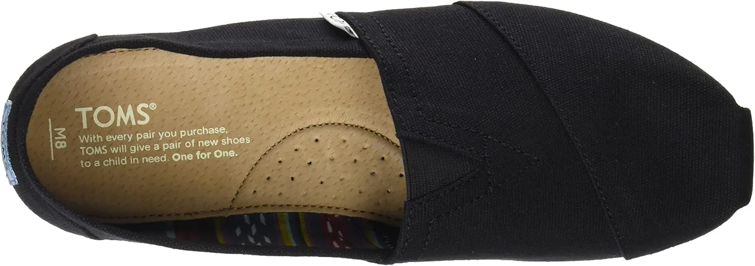 TOMS Womens Alpargata - Black