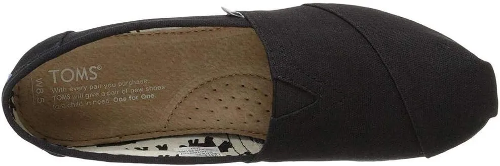 TOMS Womens Alpargata - Black