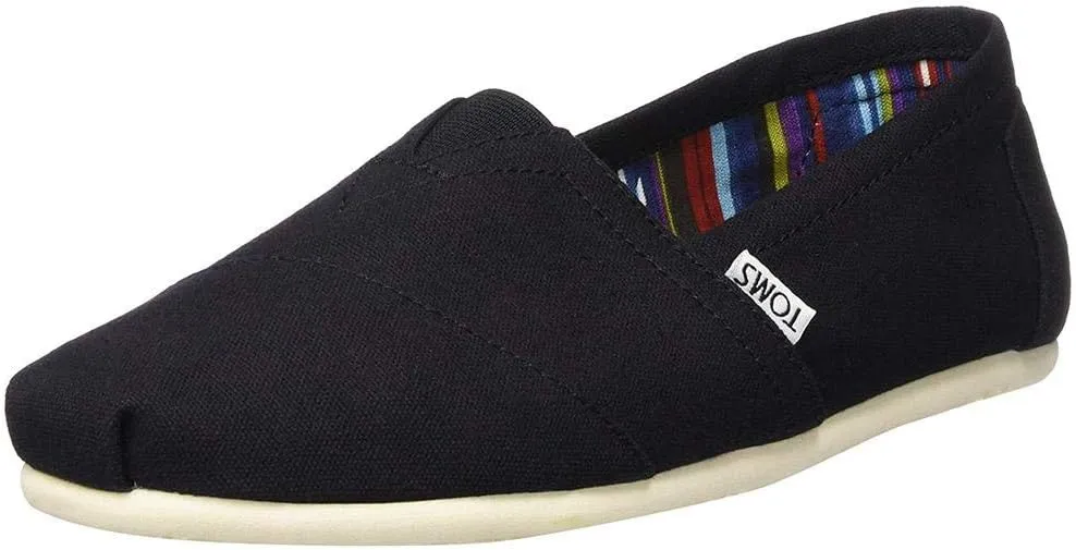 TOMS Womens Alpargata - Black