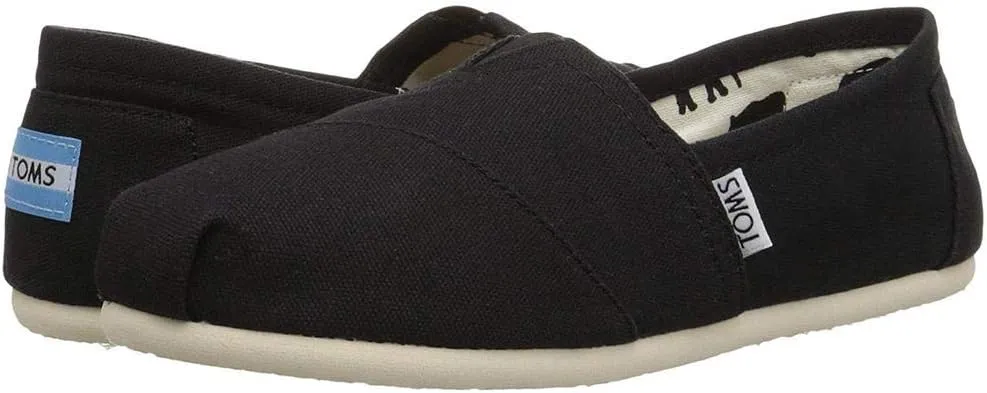 TOMS Womens Alpargata - Black