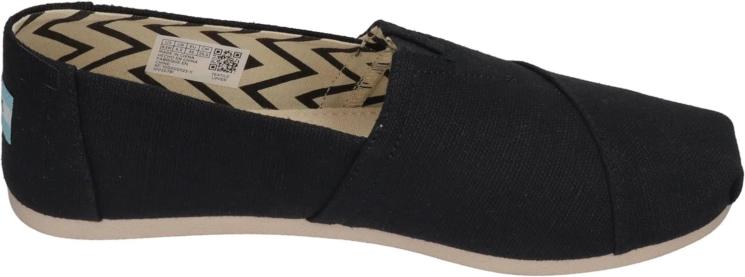 TOMS Women's Classic Alpargata with Heritage Canvas Loafer