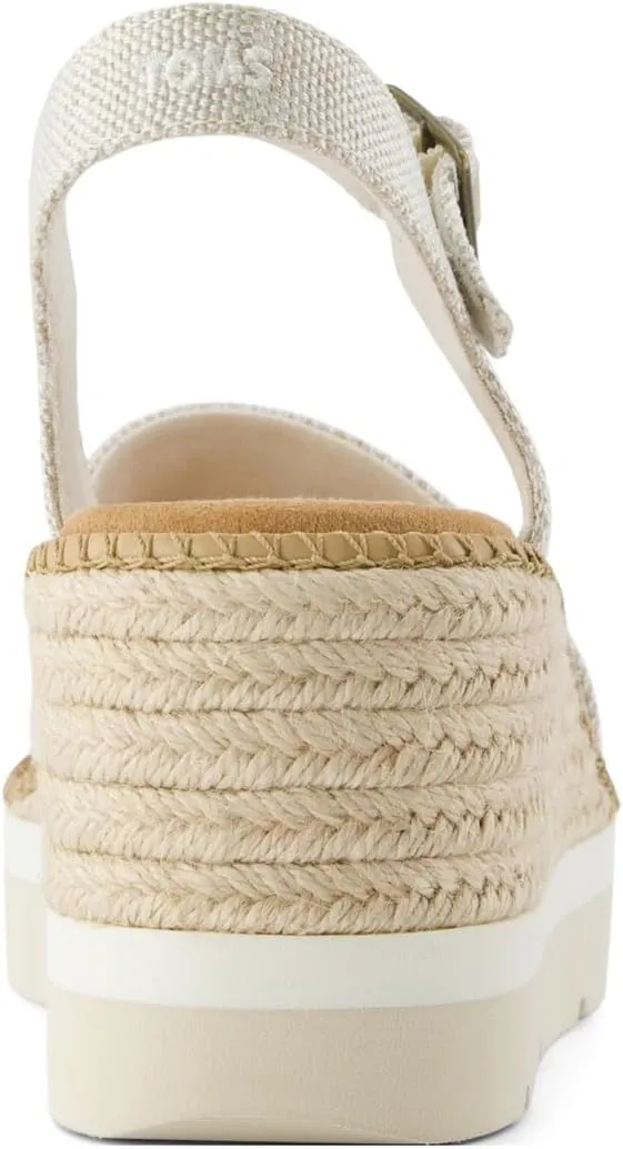 TOMS Women's Darytom P Espadrille Wedge Sandal