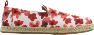 TOMS Womens Deconstructed Alpagarta Slip On Flats Casual - White