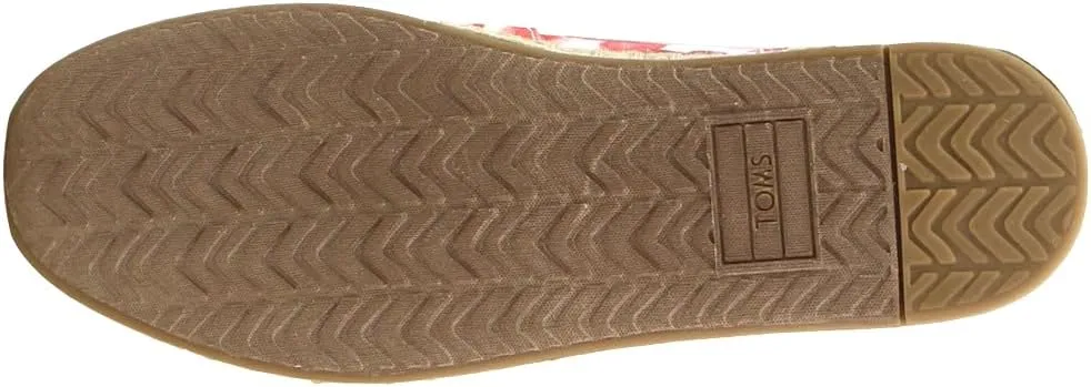 TOMS Womens Deconstructed Alpagarta Slip On Flats Casual - White