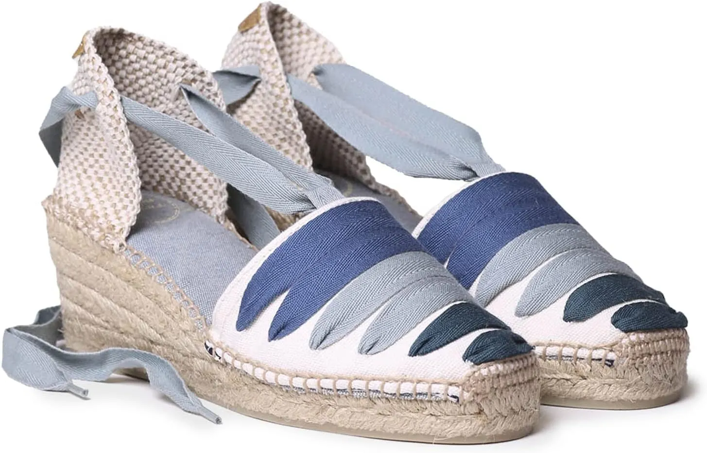 TONI PONS Viola Women's Vegan Wedge Espadrille made of cotton canvas.