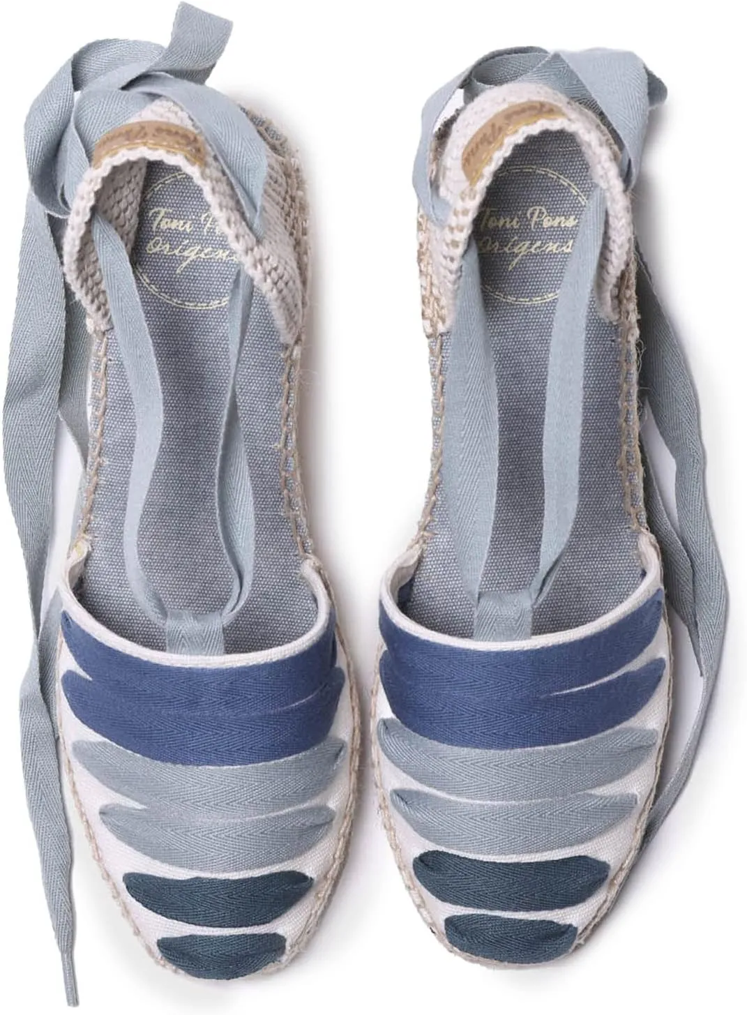 TONI PONS Viola Women's Vegan Wedge Espadrille made of cotton canvas.