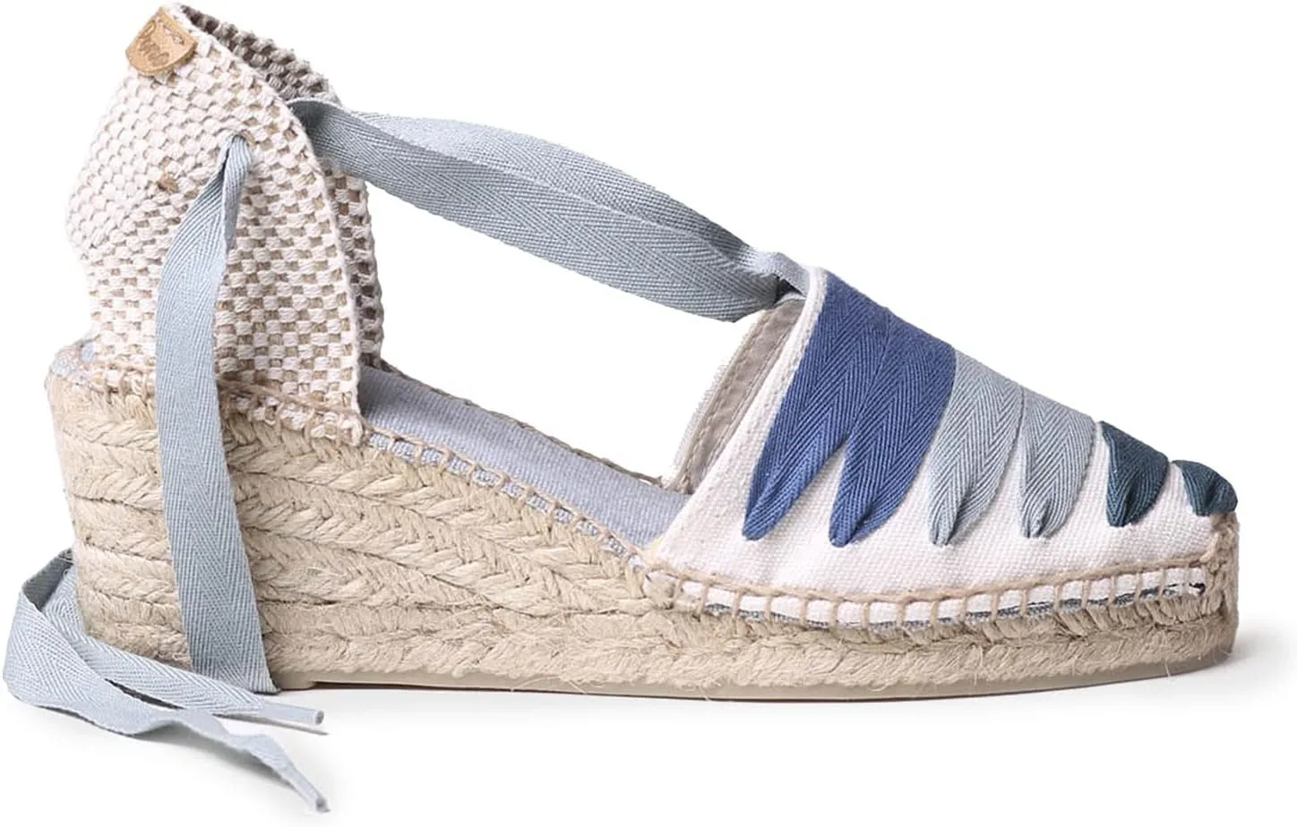TONI PONS Viola Women's Vegan Wedge Espadrille made of cotton canvas.