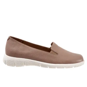 Trotters Universal T2110-104 Womens Brown Narrow Leather Loafer Flats Shoes