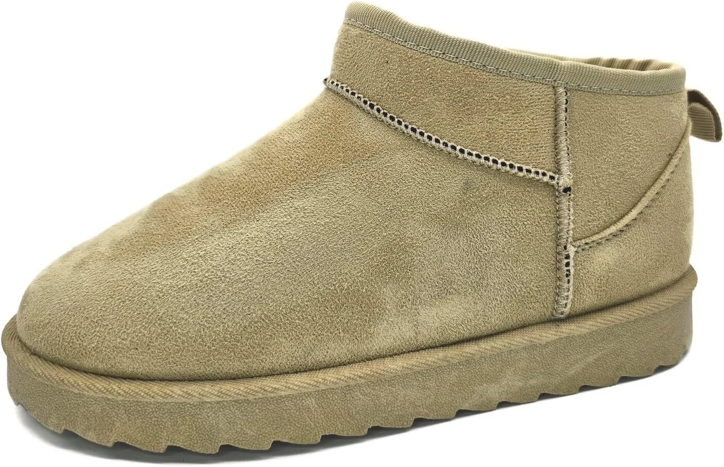 TruFox Womens Mini Boots Classic Faux Fur Lined Slip On Ankle Booties
