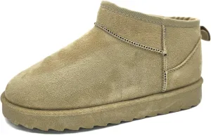 TruFox Womens Mini Boots Classic Faux Fur Lined Slip On Ankle Booties