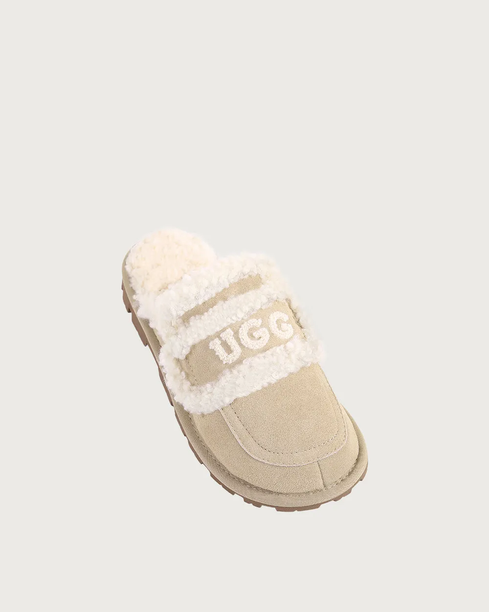 UGG Square Toe  Logo Slipper