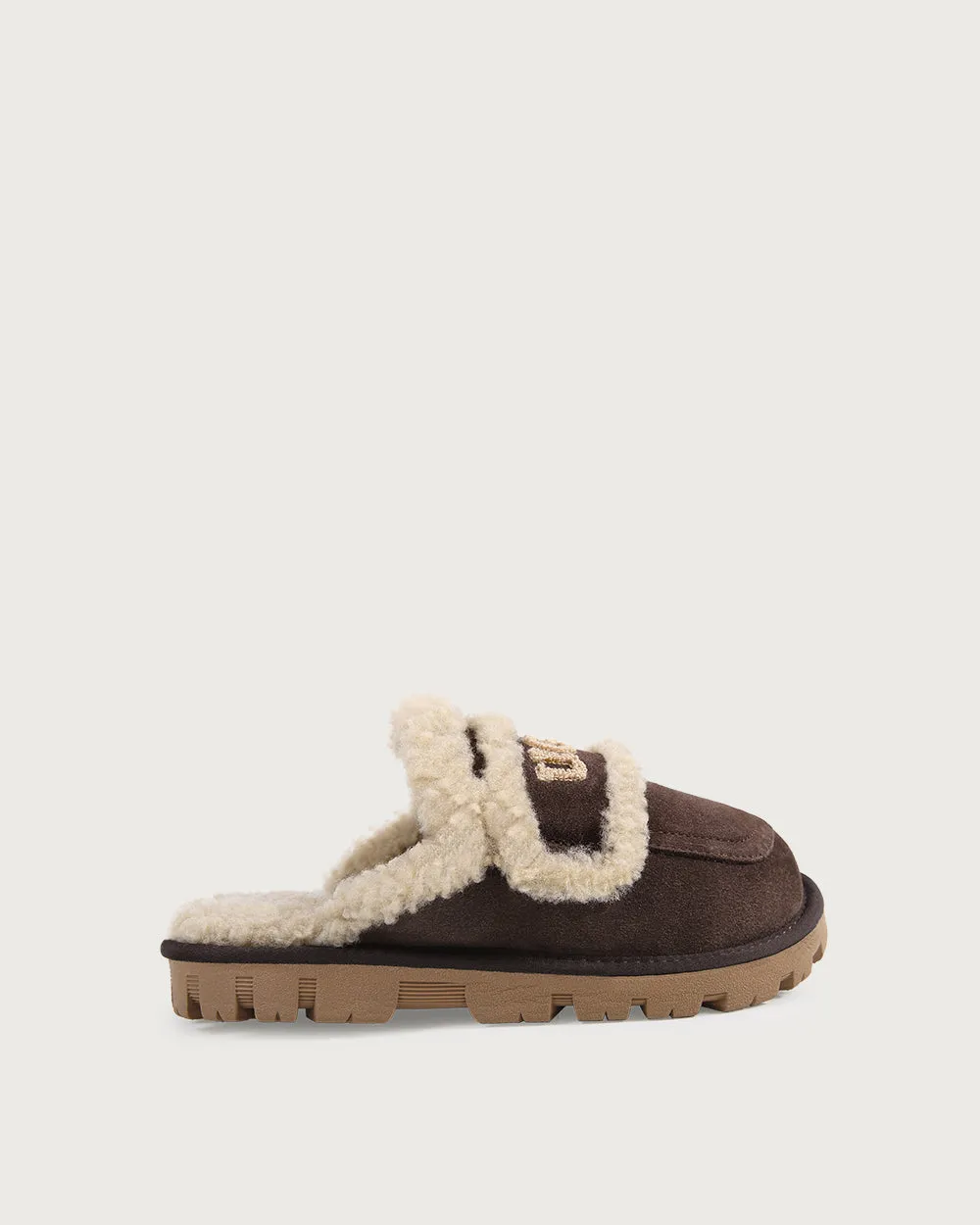 UGG Square Toe  Logo Slipper