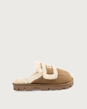 UGG Square Toe  Logo Slipper