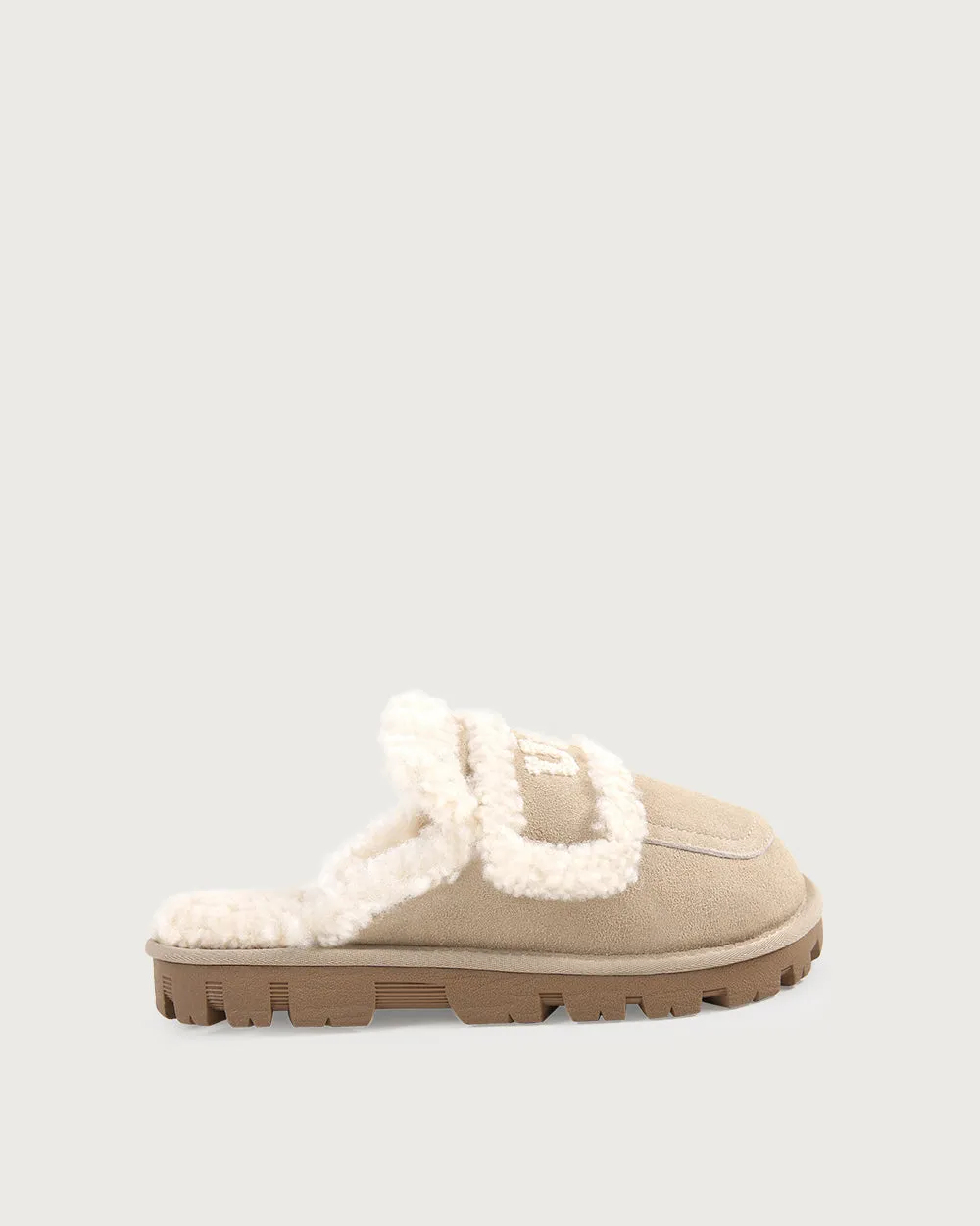 UGG Square Toe  Logo Slipper