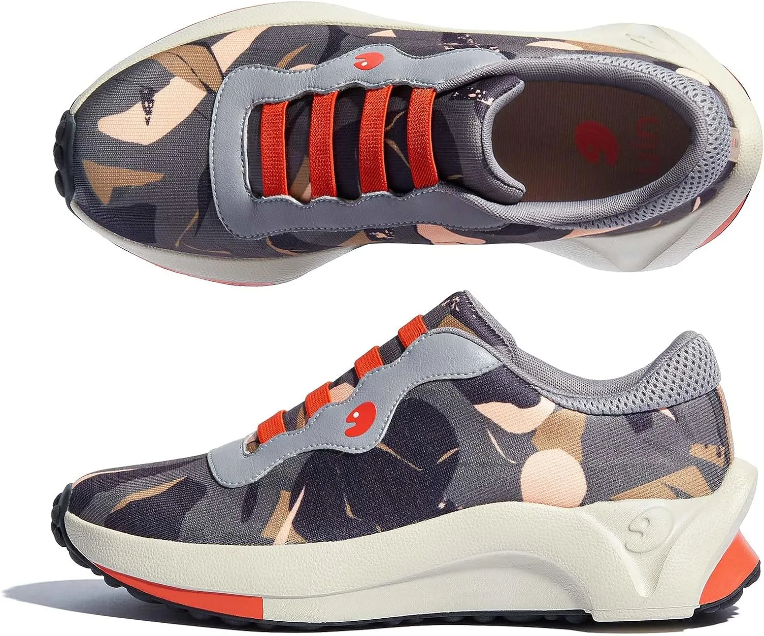 UIN Men's Art Travel Walking Shoes Slip On Casual Lightweight Wide Toe Fashion Sneaker Sevilla