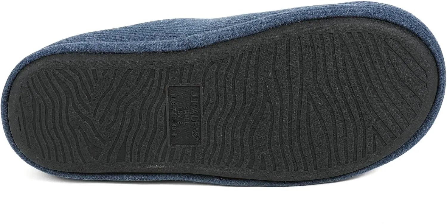 ULTRAIDEAS Men's Comfy Memory Foam Slippers Indoor, House Slippers for Men Non-Slip