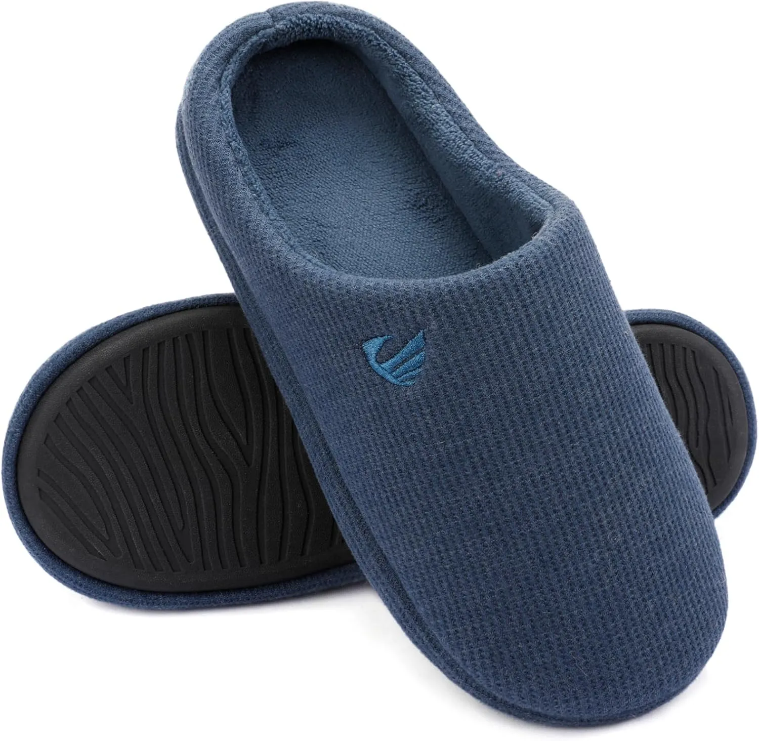 ULTRAIDEAS Men's Comfy Memory Foam Slippers Indoor, House Slippers for Men Non-Slip