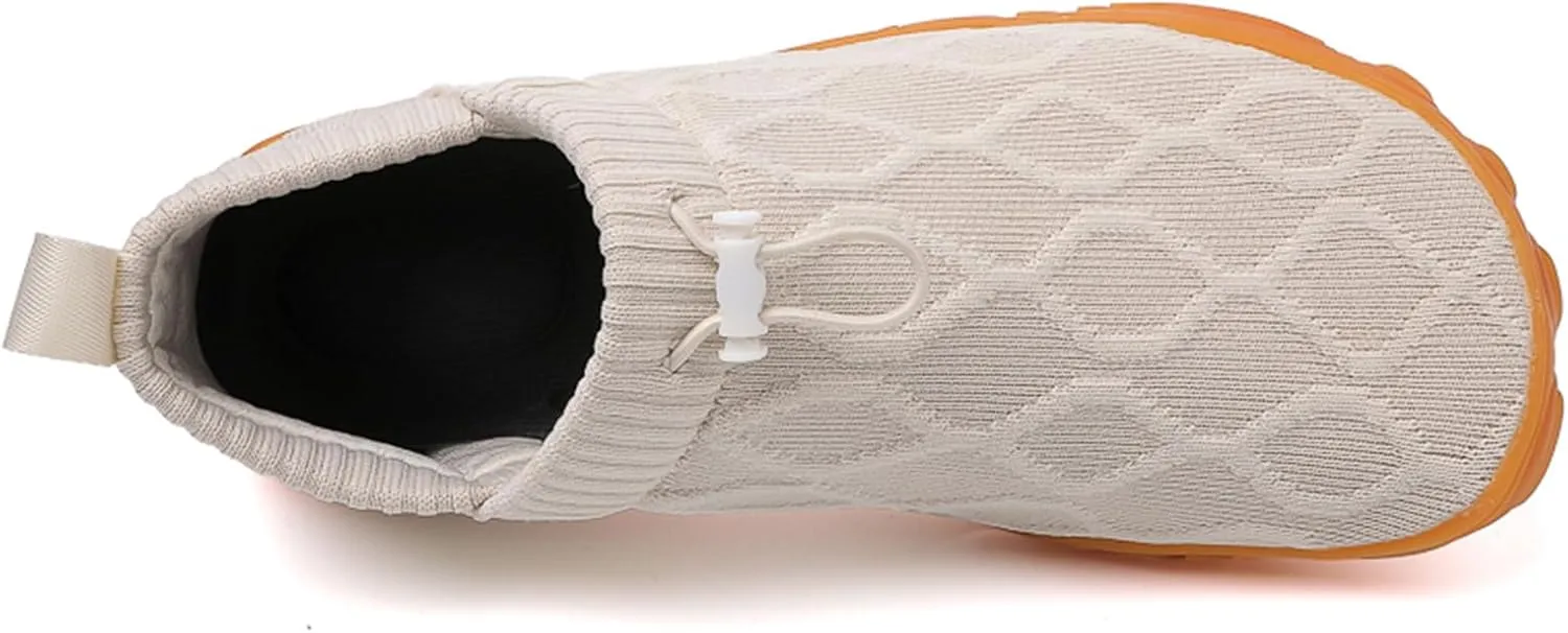 UMANPOO Men Hiking Water Shoes Barefoot Running Slip On Sneakers Casual Walking Slippers Gym Sock Flats Loafers Non Slip