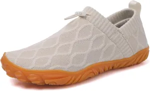 UMANPOO Men Hiking Water Shoes Barefoot Running Slip On Sneakers Casual Walking Slippers Gym Sock Flats Loafers Non Slip