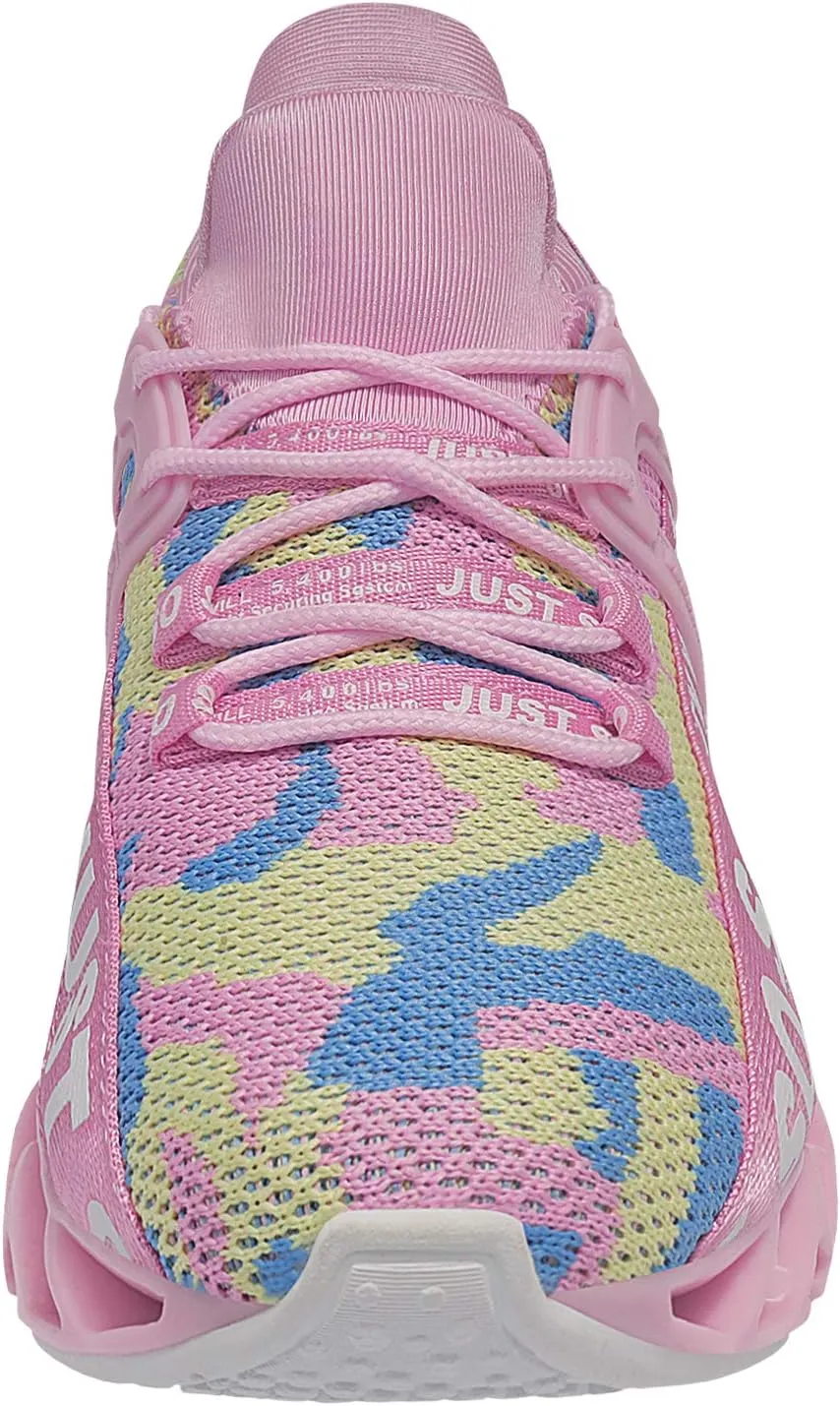 UMYOGO Women's Running Shoes Non Slip Athletic Tennis Walking Blade Type Sneakers