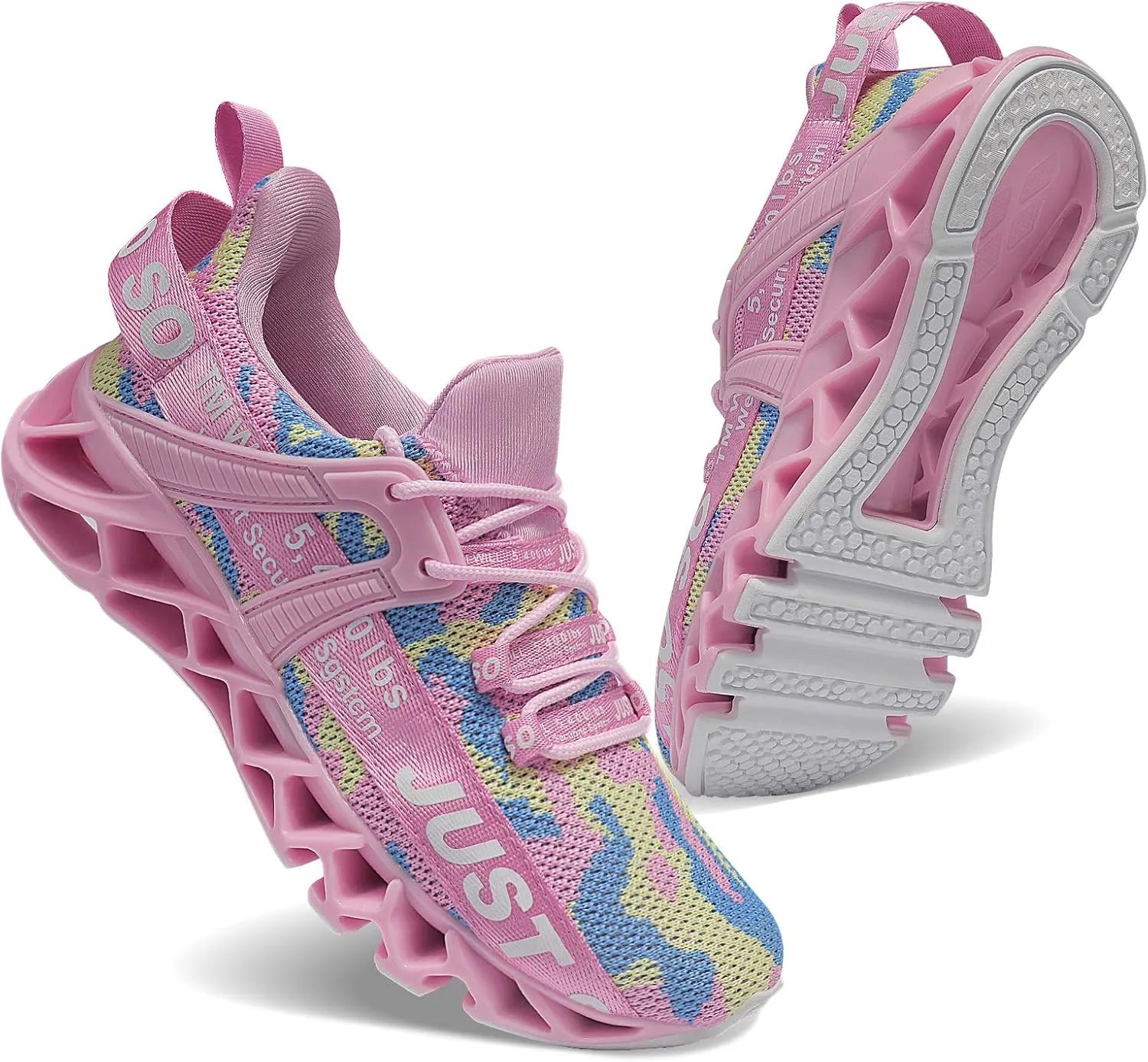 UMYOGO Women's Running Shoes Non Slip Athletic Tennis Walking Blade Type Sneakers