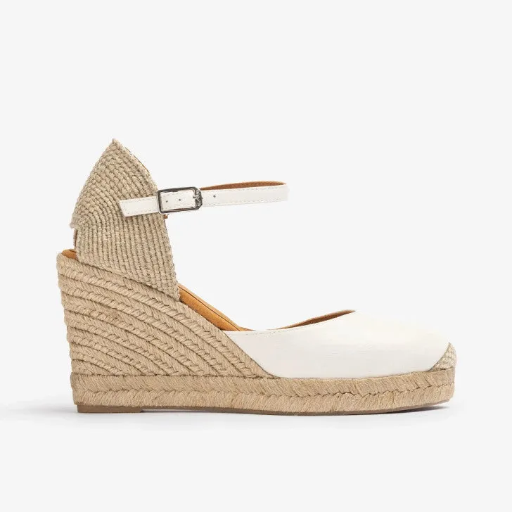Unisa Castilla Ladies Espadrille High Wedge Shoe