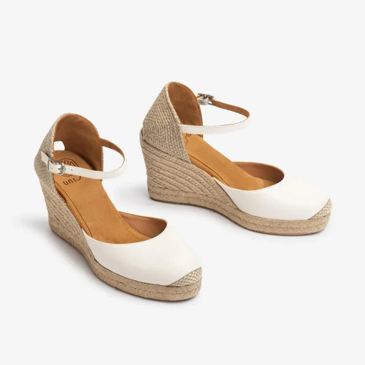 Unisa Castilla Ladies Espadrille High Wedge Shoe