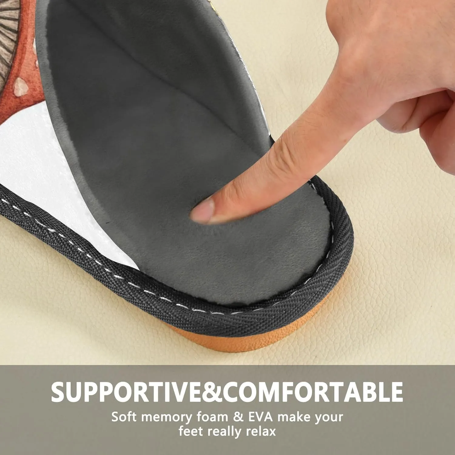 Unisex Outdoor Slippers Bedroom Shoes for Men Waterproof Slippers for Women