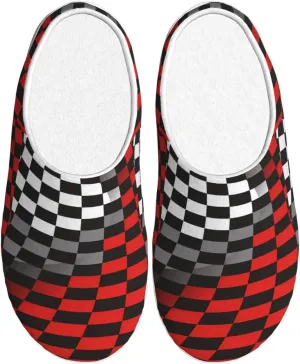 Unisex Slippers Winter Warm Non-Slip Fluffy Slippers Slip-On Plush Slippers House Slippers For Women Men Shoes Gifts