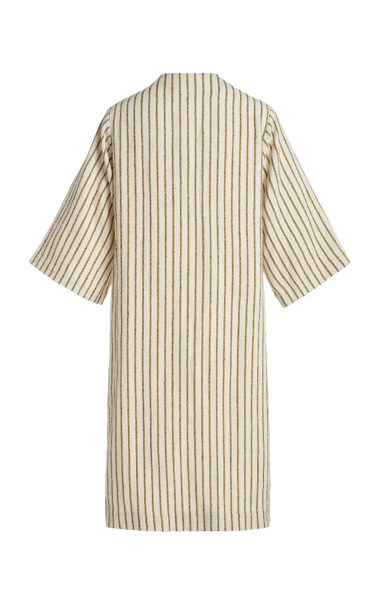 V Neck Stripe Yellow