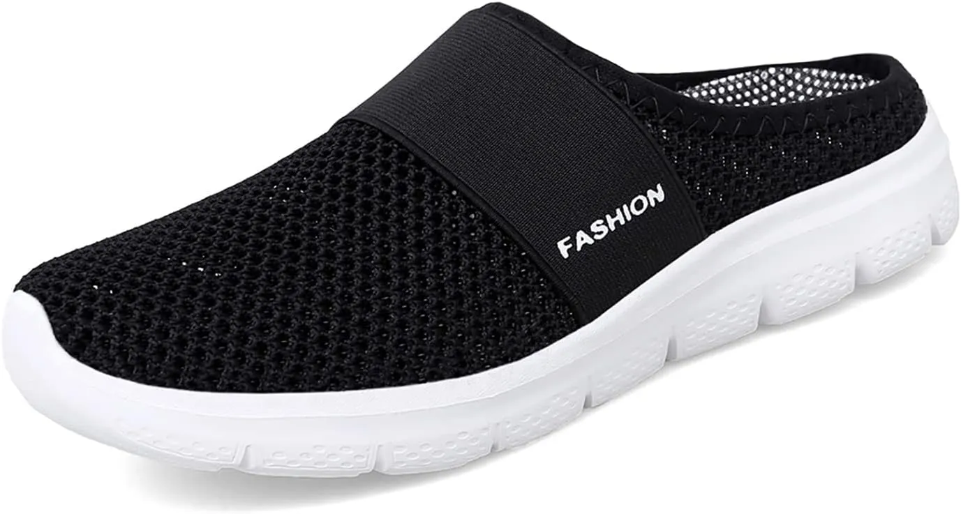 VARSKARC Women's Summer Spring Breathable Slip-on Leisure Sneakers Outdoor Slippers