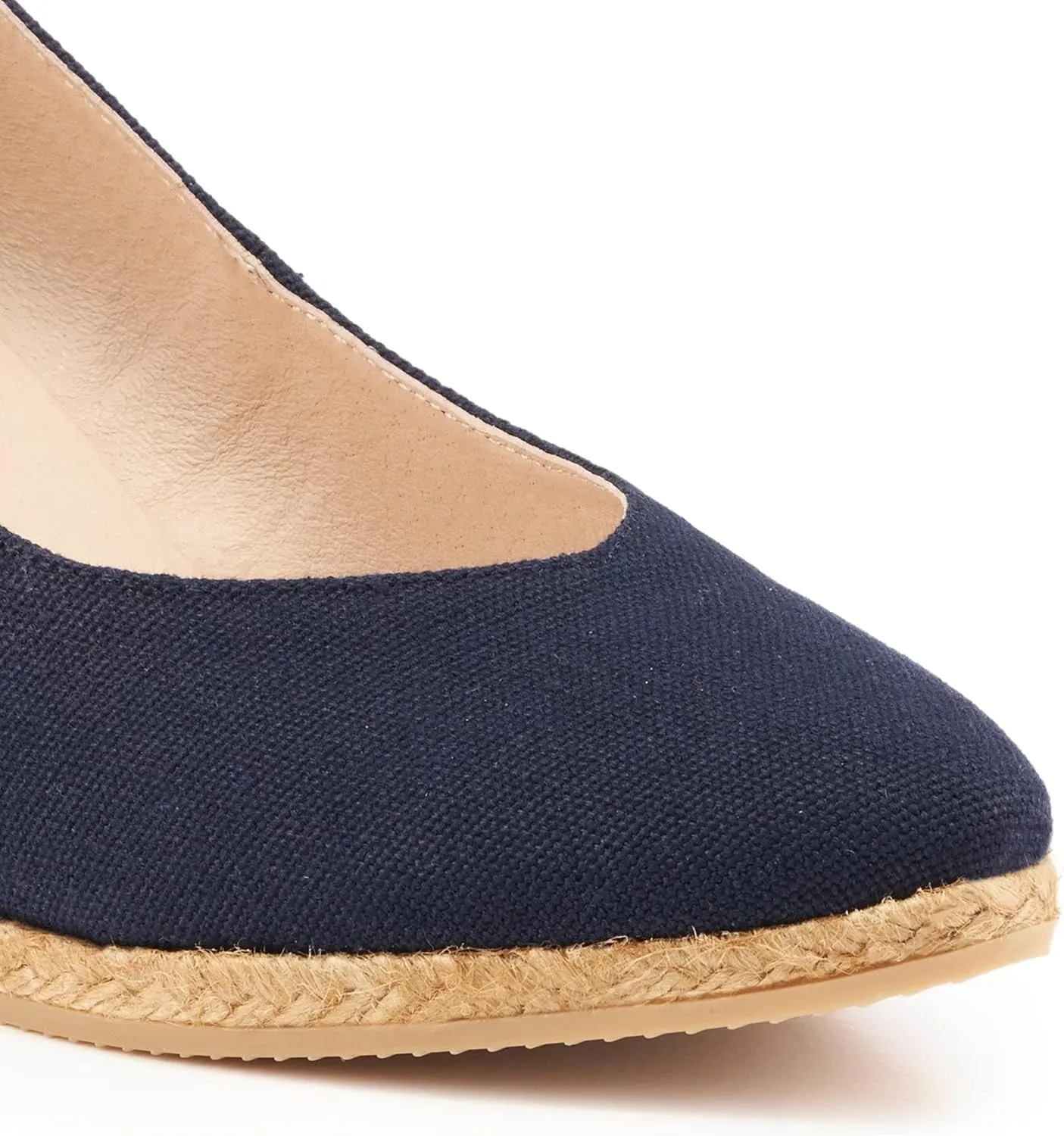 VISCATA Roses Espadrille Canvas Wedges Spain Handmade 2 ½” Heel Woman Wedge Pumps with Organic Cotton Canvas and 100% Natural Jute Midsole for All Occasions: Casual, Work, Party