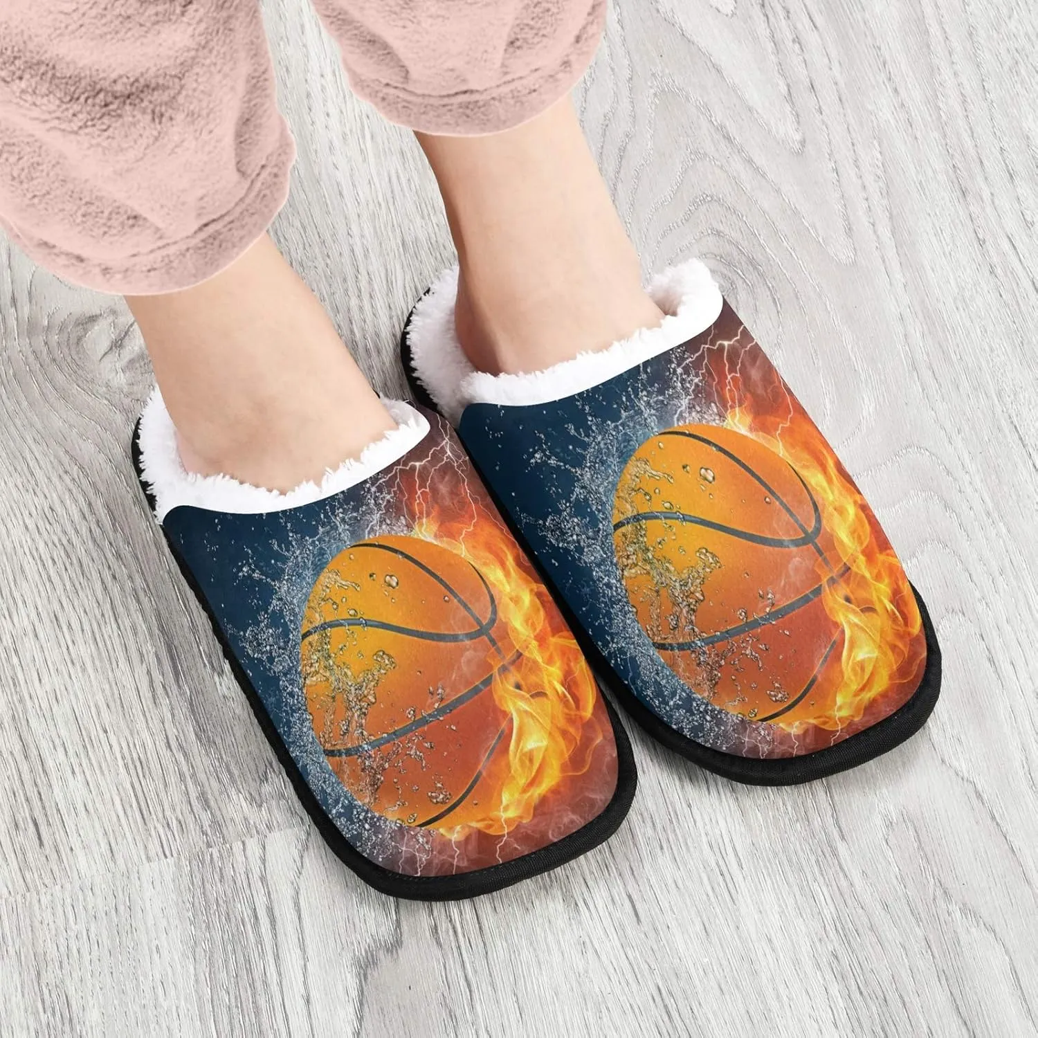 visesunny Modern Slippers for Women Mens Winter Womens Slipper Warm Comfy Memory Foam House Slippers Shoes Bedroom Cozy Indoor Outdoor Slippers