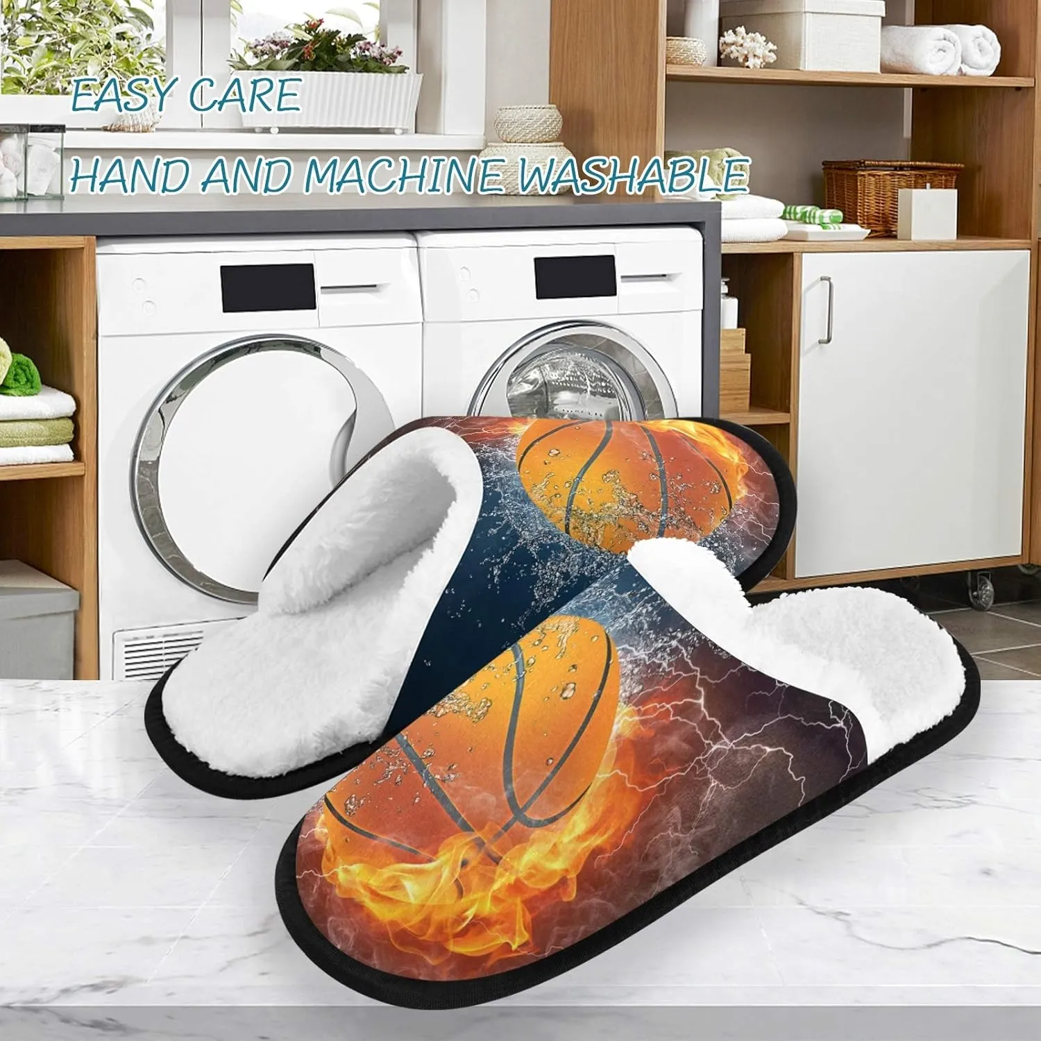visesunny Modern Slippers for Women Mens Winter Womens Slipper Warm Comfy Memory Foam House Slippers Shoes Bedroom Cozy Indoor Outdoor Slippers