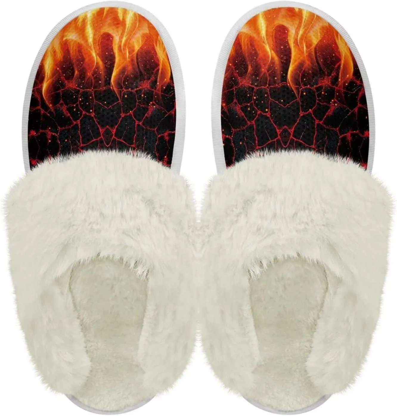 Warm House Slippers for Women Comfy Flannel Lined Winter Slippers with Memory Foam Soles Indoor Outdoor Shoes