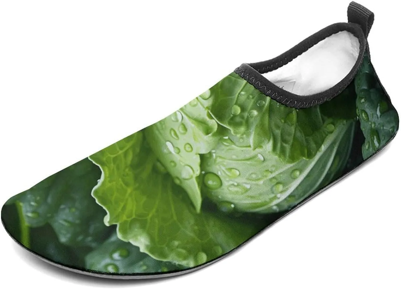 Water Shoes for Women Men Green Cabbage Water Sports Shoes Slip-on Breathable Lightweight Athletic Aqua Sock