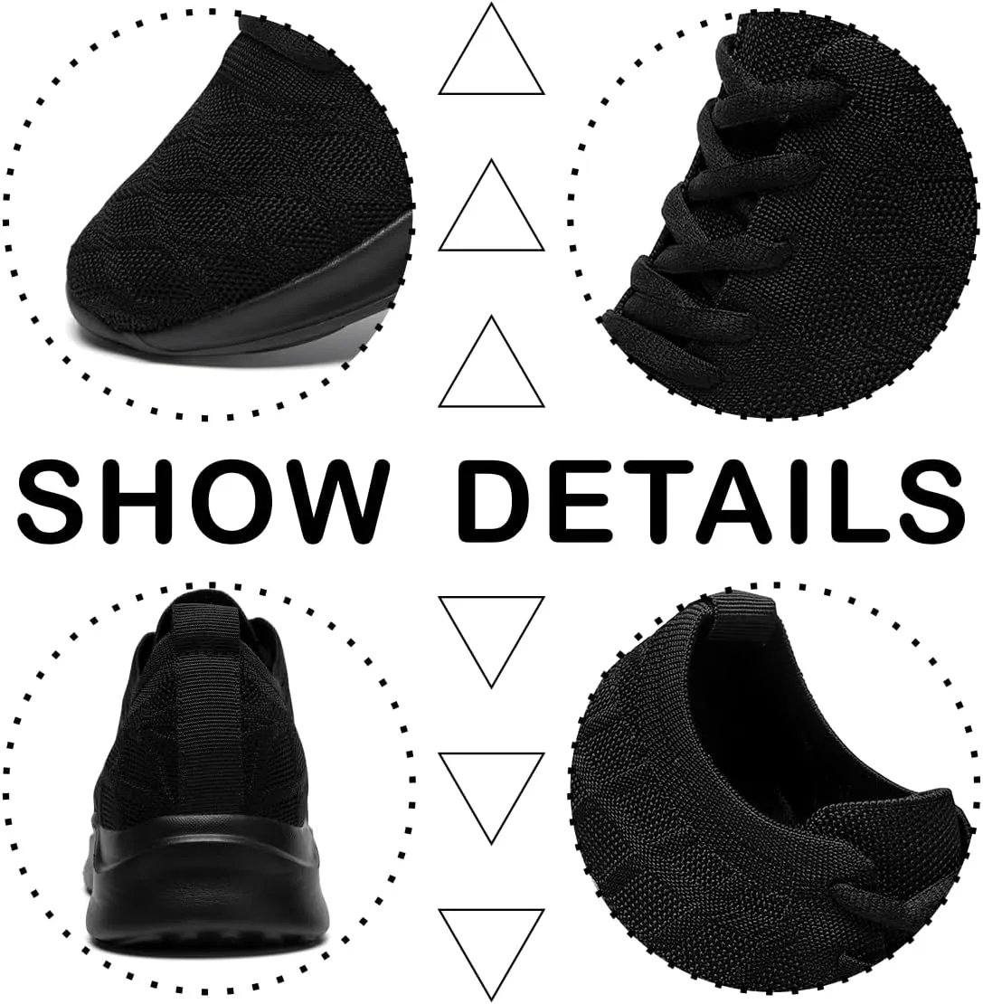 Women Lightweight Slip On Walking Running Shoes Breathable Mesh Sport Sneakers Women's Workout Casual Gym Jogging Shoes