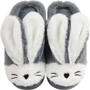 Women Memory Foam House Slippers Cozy Cute Bunny Animal Home Slipper Indoor Outdoor Birthday for Girls Ladies
