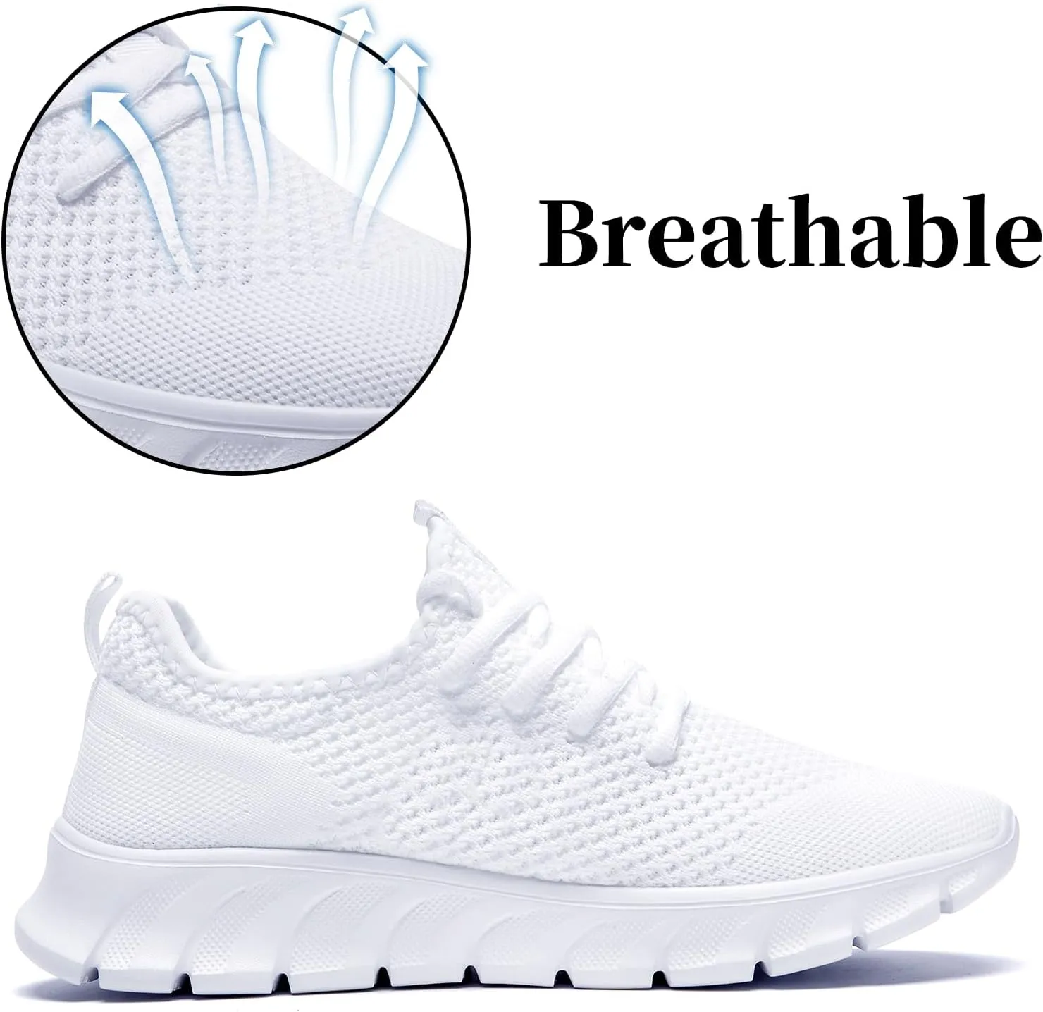 Women Running Shoes Tennis Walking Gym Fashion Sneakers Workout Atheltic Slip On Lightweight Breathable Sport Shoe