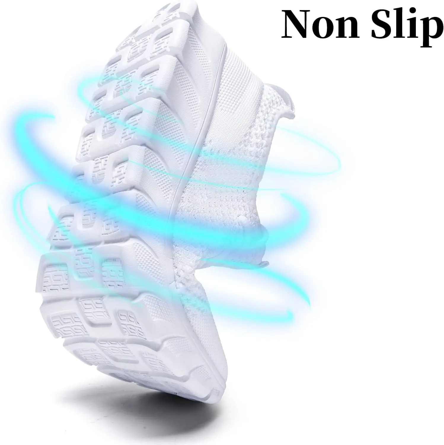 Women Running Shoes Tennis Walking Gym Fashion Sneakers Workout Atheltic Slip On Lightweight Breathable Sport Shoe